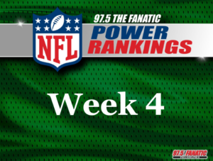 NFL Week 4 Power Rankings