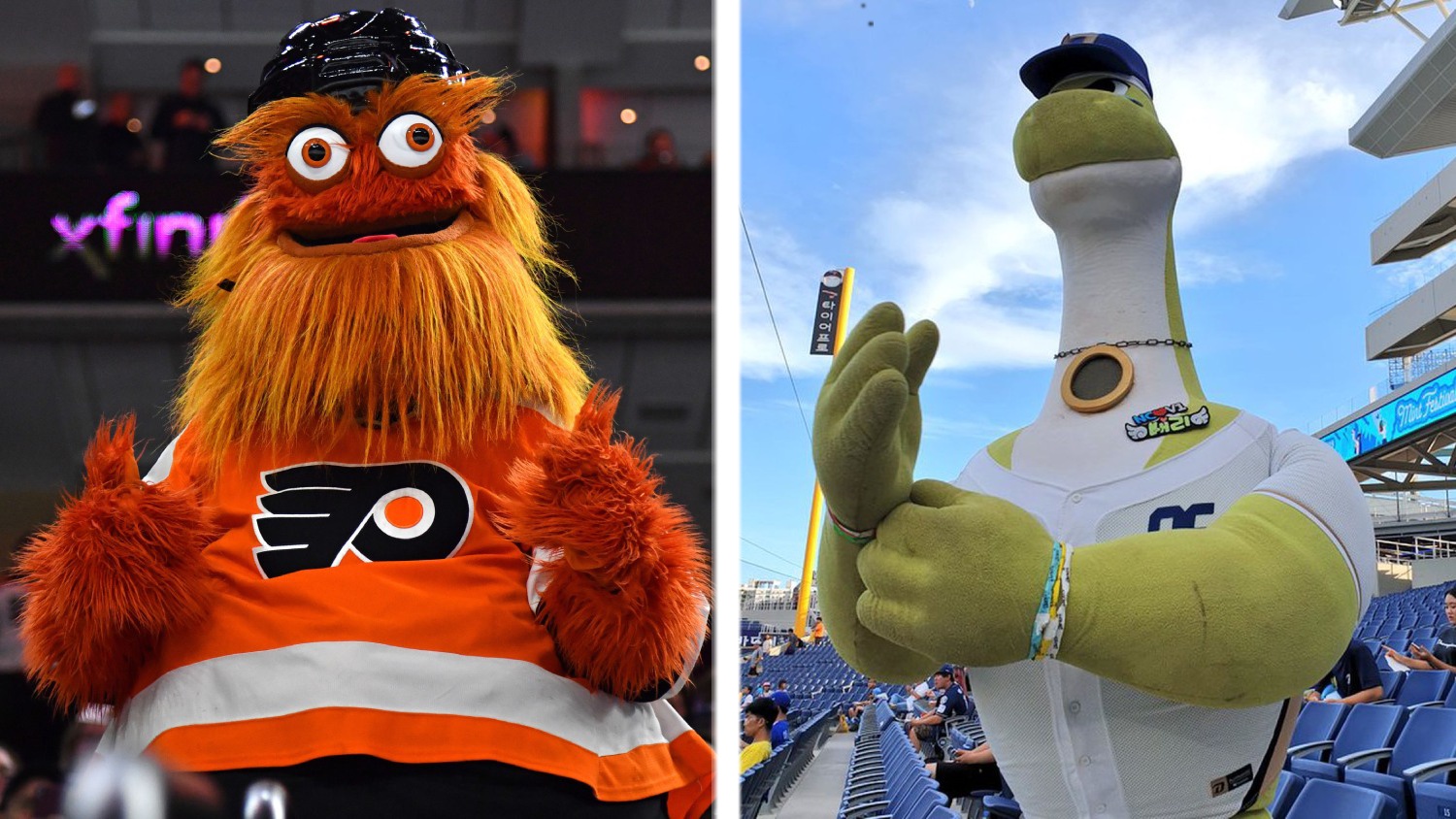 Good Luck Gritty 8 Sports Mascots That Struck Out Mental Floss Hot Sex Picture 7632