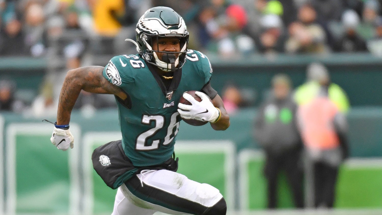 Miles Sanders figuring out his new role with Eagles