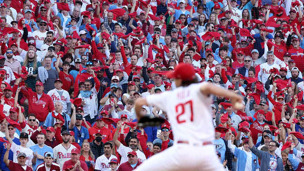 Aaron Nola 2018 Major League Baseball Workout Day Autographed