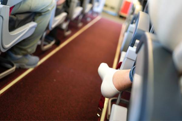 socks on a plane