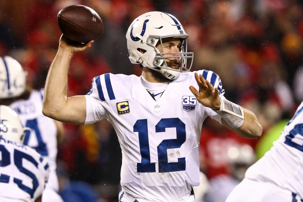 Andrew Luck Rejoins Football World in an Unlikely Way