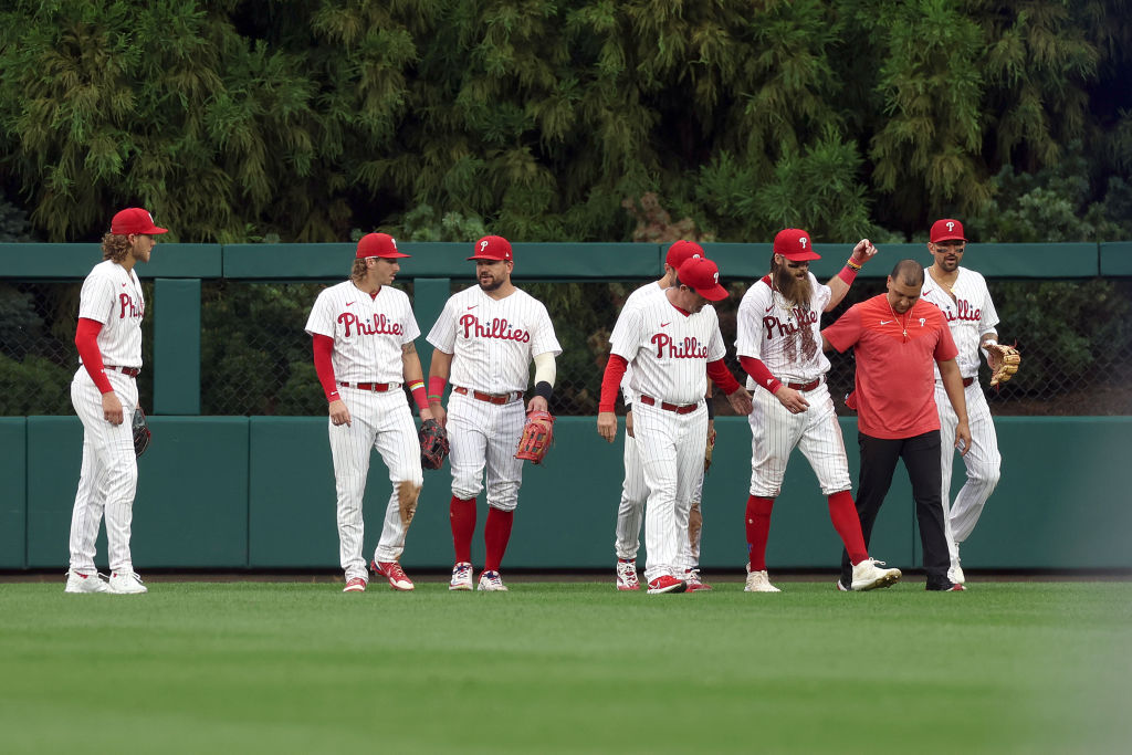 Philadelphia Phillies on X: Brandon Marsh got so much air he is