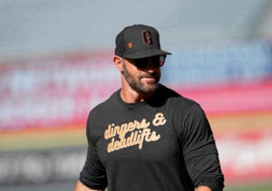 Gabe Kapler, Manager of the San Francisco Giants