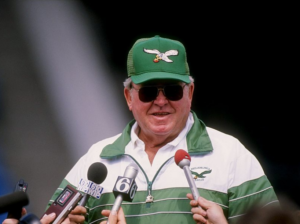 Buddy Ryan, the head coach of the Philadelphia Eagles during a memorable period of their rivalry with the Dallas Cowboys during the 1980s and 1990s