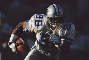 Michael Irvin of the Dallas Cowboys, the NFC East rival of the Philadelphia Eagles