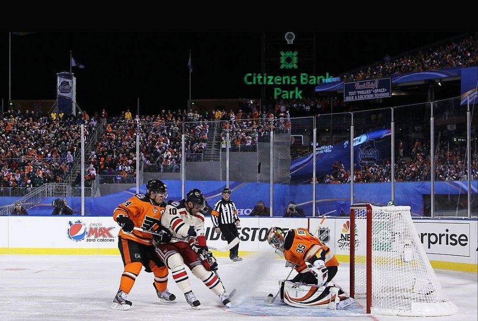 History of the Philadelphia Flyers in NHL Outdoor Games