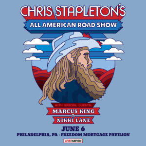 Chris Stapleton 2024 concert graphic