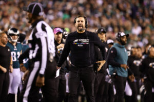 Nick Sirianni, who will play the role of an NFL CEO Head Coach for the Philadelphia Eagles