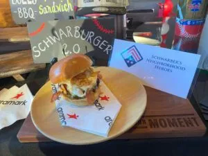 Kyle Schwarber hits dingers. He gets involved with Wawa. He has his own burger at Citizens Bank Park. It's only right that to keep the momentum going with the Schwarburger 2.0.
