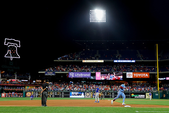 Sunday night baseball - Citizens Bank Park at night