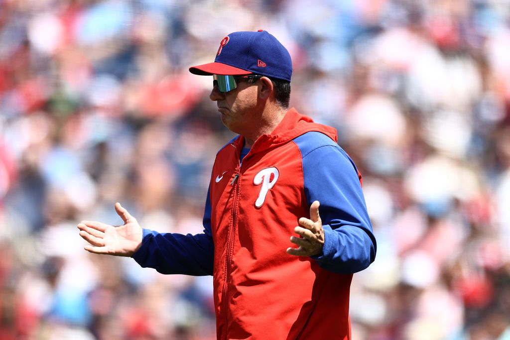 Phillies manager Rob Thomson, who handle the Phillies bench