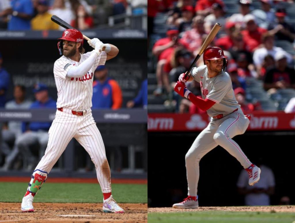 Philadelphia Phillies Lineup regulars Bryce Harper and Trea Turner