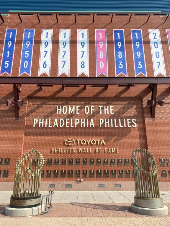 Phillies Wall of Fame at Citizens Bank Park