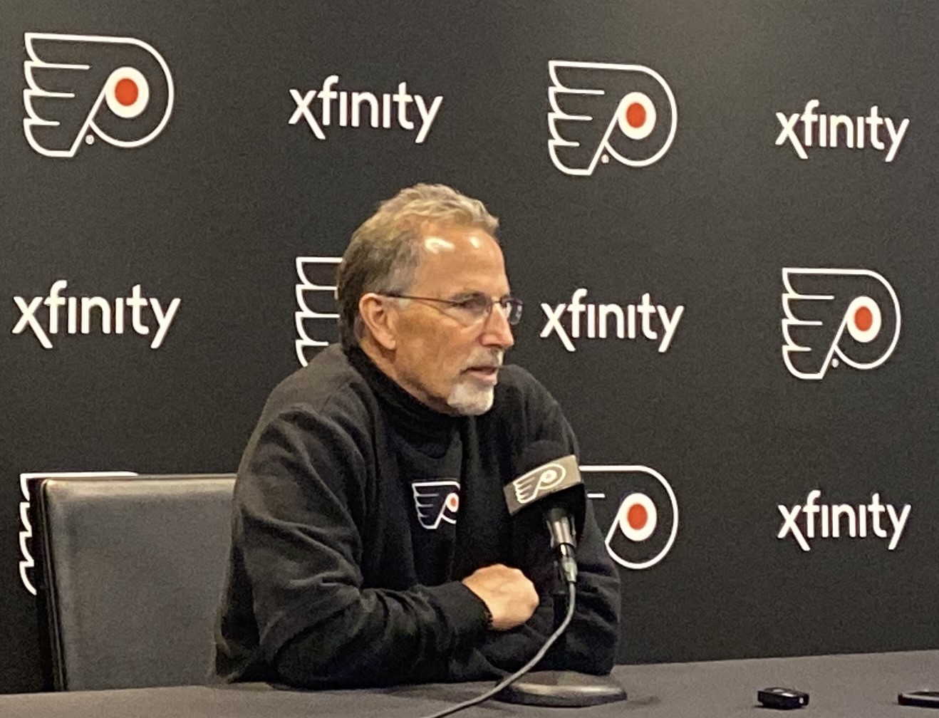 John Tortorella of the Philadelphia Flyers, who will represent Team USA at the 4 Nations Face-Off